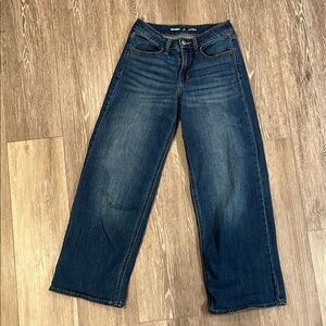 Old Navy Dark Wash Wow Wide-Leg Jeans - Size 0 Short